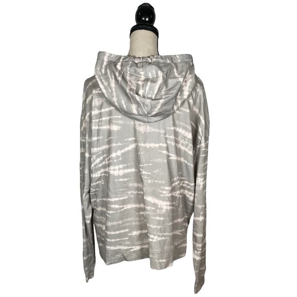 ALLSAINTS Pink Gray Tie Dye Hoodie Sweatshirt        Size: S - Picture 4 of 5